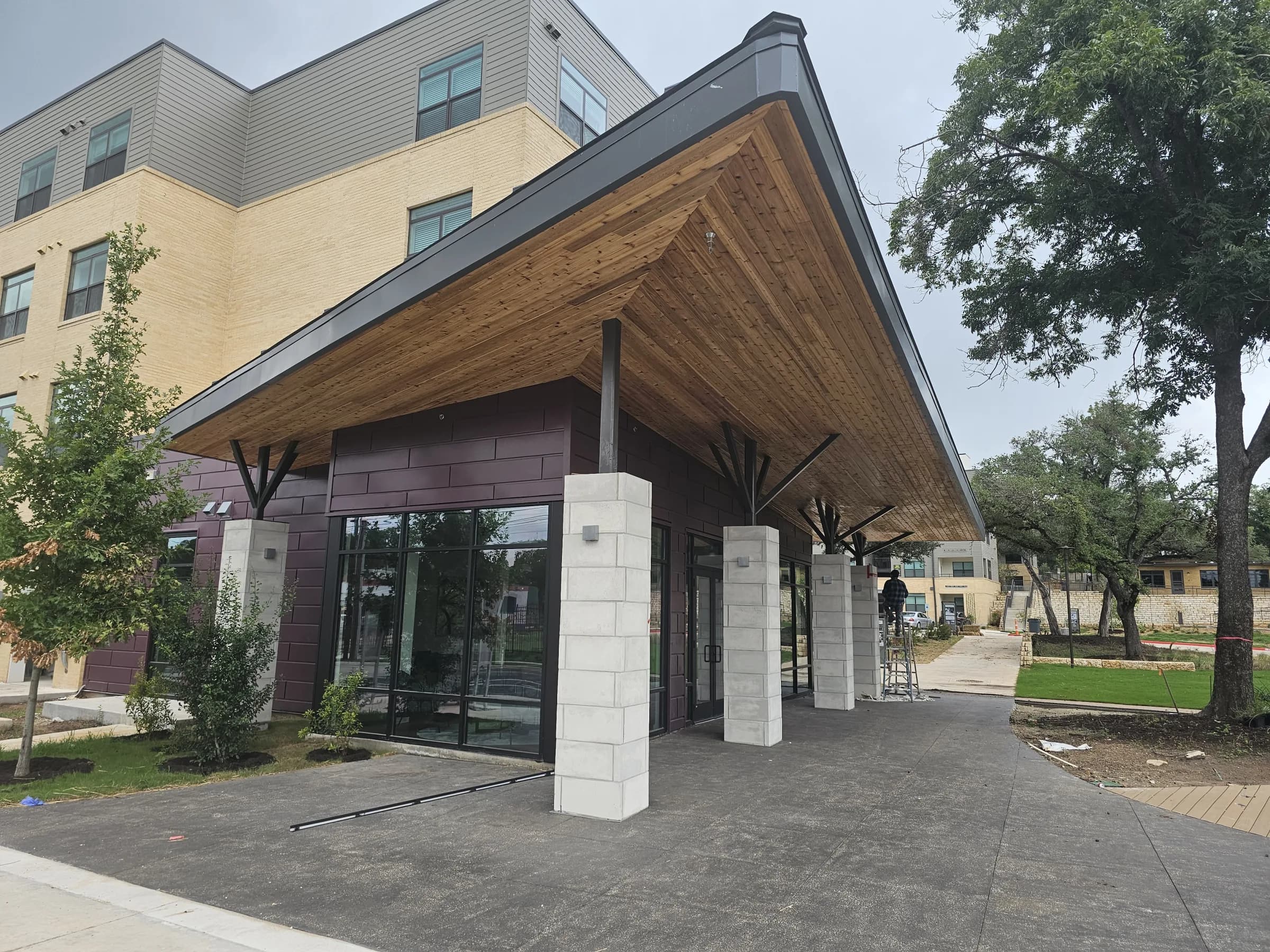 Exterior of the WOW Heritage Center at Rosewood Courts in East Austin